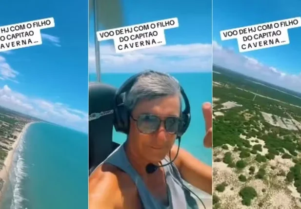 Piloto fez live momentos antes da queda