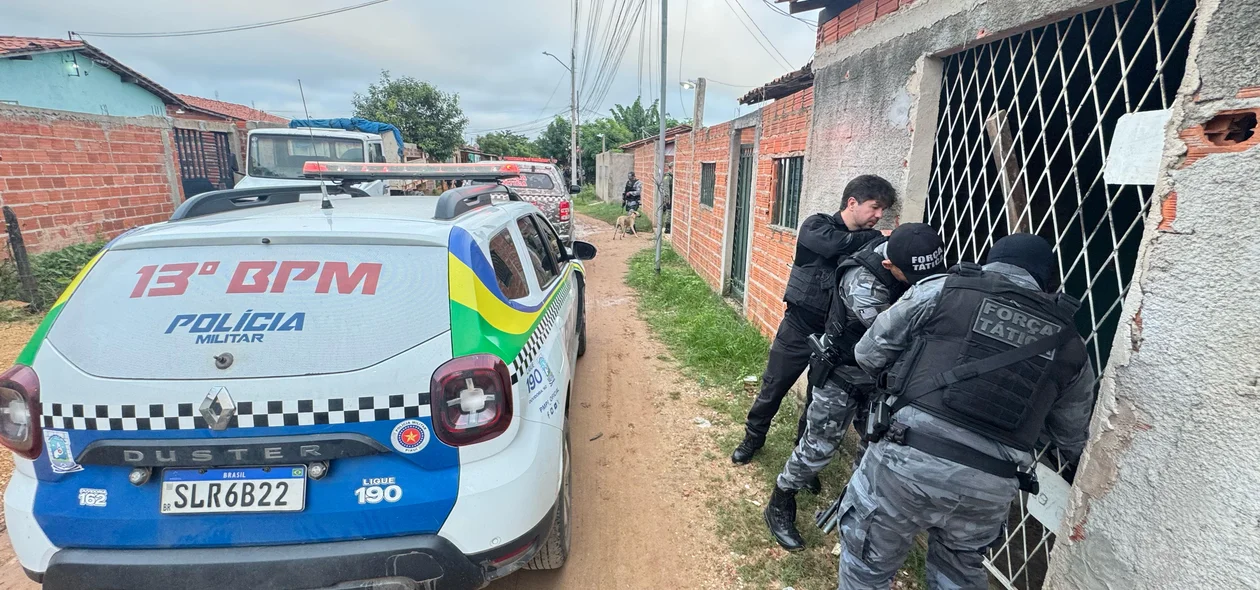 Polícia cumpre mandado coletivo de prisão no bairro Mafrense