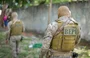 Policiais do BEPI no local do homicídio