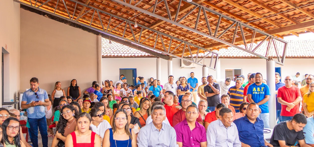 População presente na cerimônia