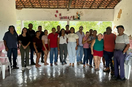 Prefeita de Lagoa do Piauí Camila Barbosa visita comunidade Bonfim