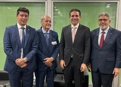 Prefeito Sílvio Mendes se reuniu com Hugo Motta em Brasília
