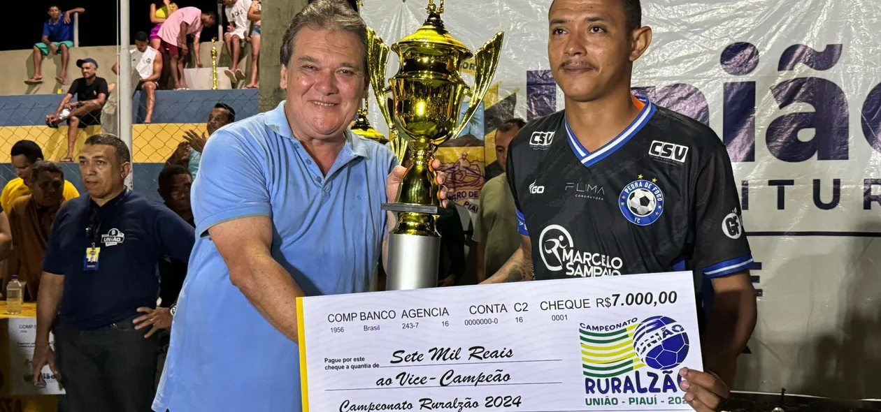Premiação do vice-campeão