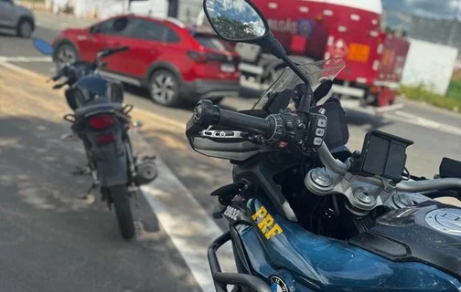 PRF apreende motocicleta com sinais de adulteração