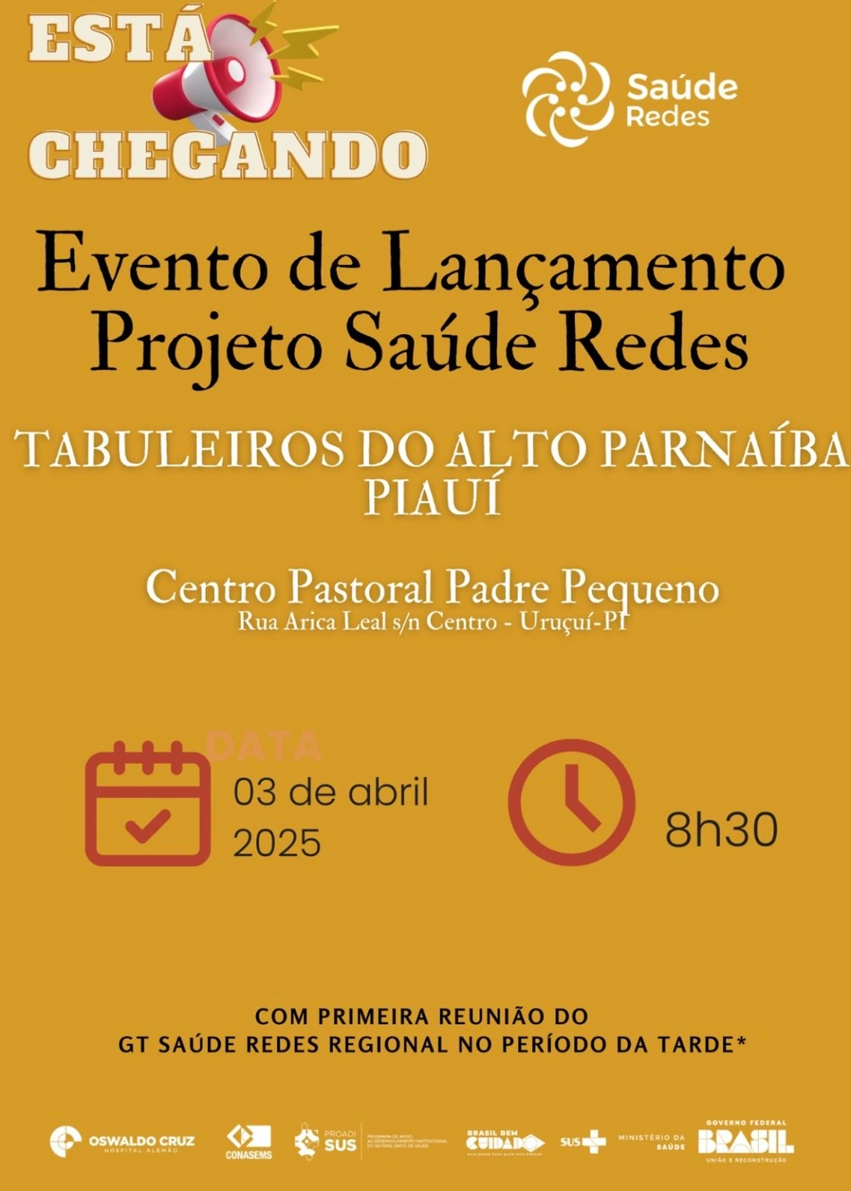 Projeto Saúde Redes na região do Alto Parnaíba
