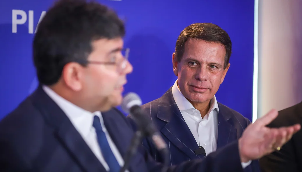 Rafael Fonteles e João Doria
