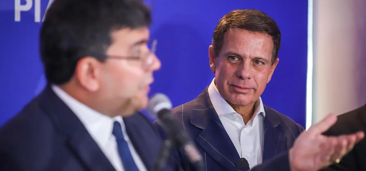 Rafael Fonteles e João Doria