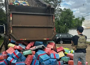 Sete toneladas de maconha apreendidas pela PF em operação da FICCO no Paraná