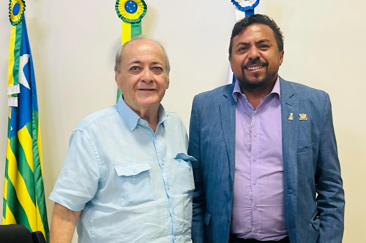 Sílvio Mendes, prefeito de Teresina, e João Pereira, vereador pelo PT