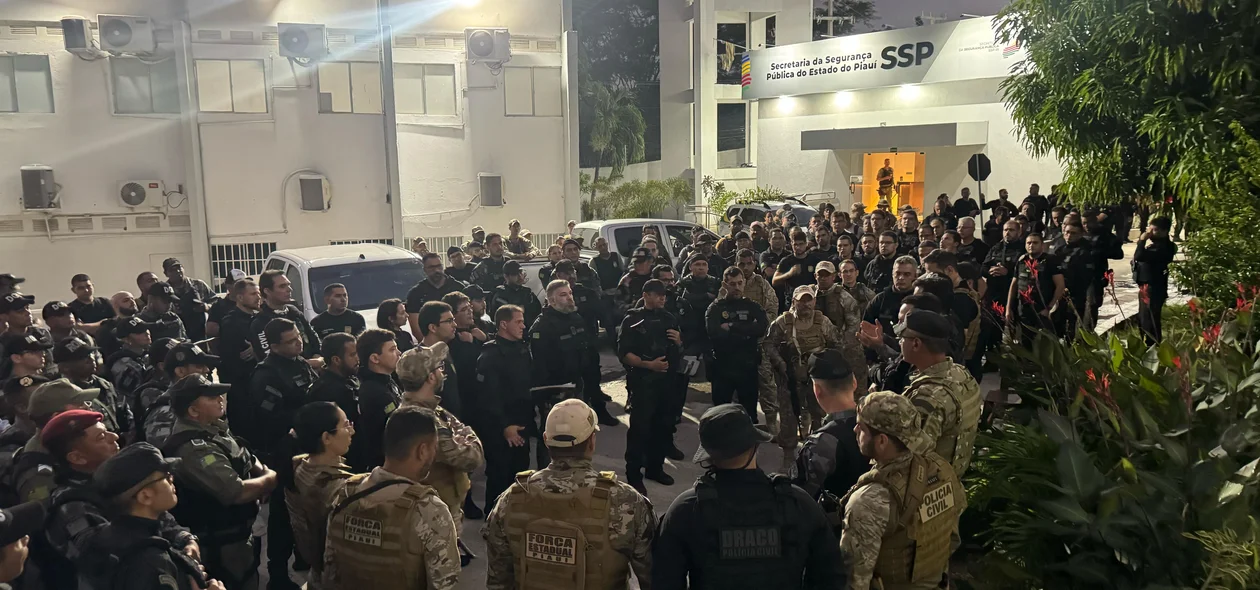 SSP deflagra megaoperação em Teresina