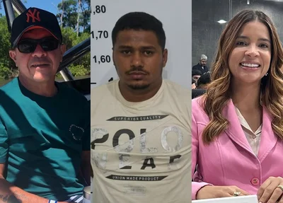 Stênio Santos, Alandilson Cardoso e Tatiana Medeiros