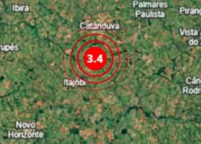 Um tremor de terra de magnitude 3.4 mR ocorreu no interior do estado de São Paulo