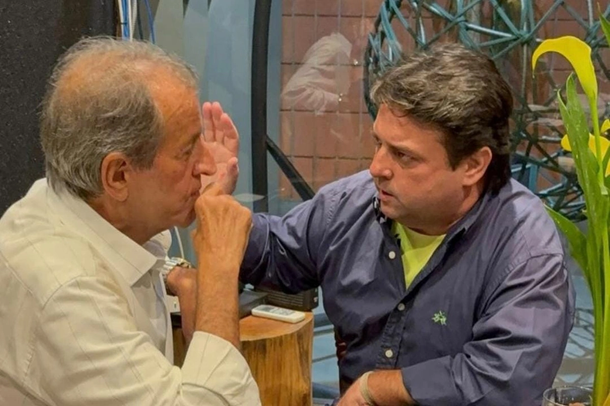 Valdemar Costa Neto, presidente nacional do PL, e Tiago Junqueira, dirigente da sigla no Piauí