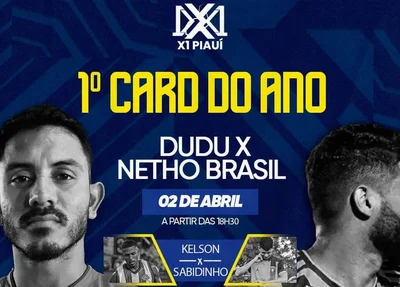 X1 Piauí abre temporada com duelos de peso e prêmio de R$ 10 mil