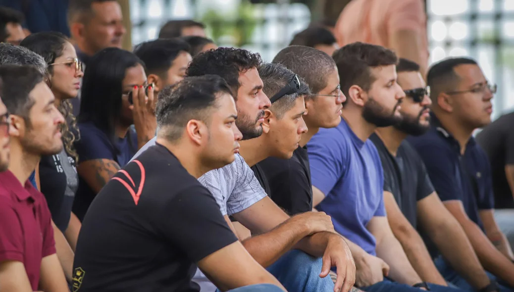 A manifestação ocorreu nesta terça