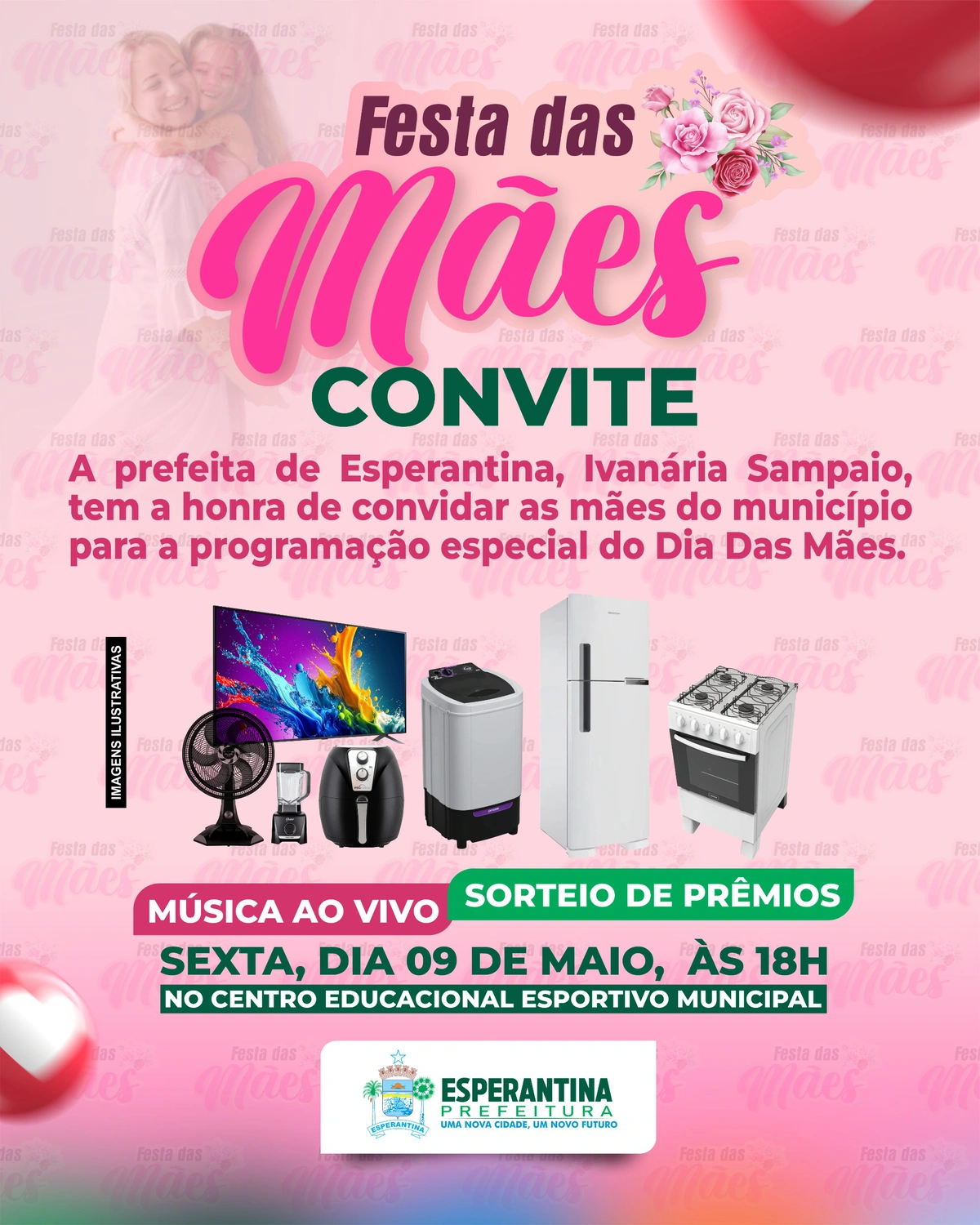 A programação contará com apresentações artísticas e culturais