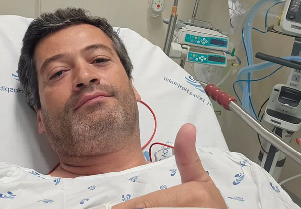 André Ventura desmaia em comício