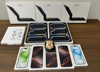 Aparelhos eletrônicos, incluindo iPhones, apreendidos no aeroporto