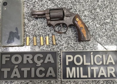 Armas apreendidas pela Polícia Militar do Piauí