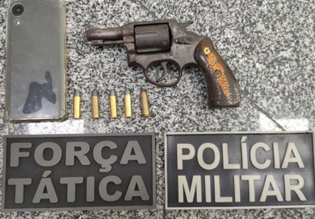 Armas apreendidas pela Polícia Militar do Piauí