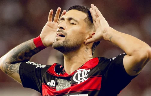 Arrascaeta marcou o gol da vitória do Flamengo