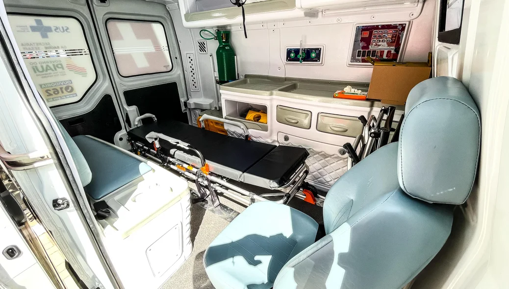 As ambulâncias são de suporte avançado