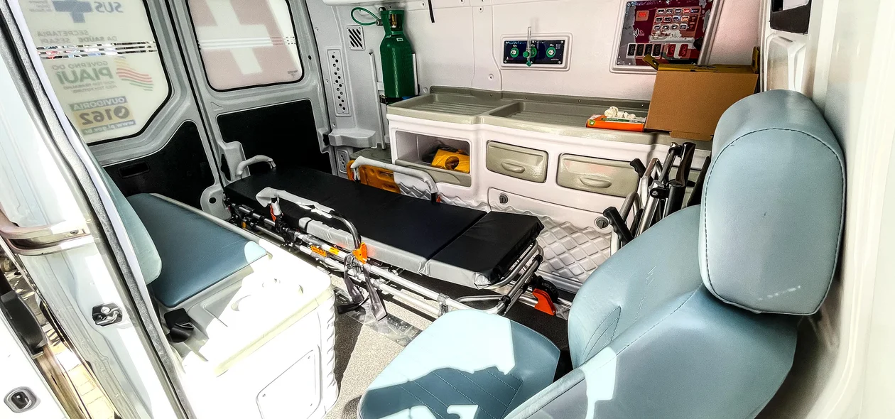 As ambulâncias são de suporte avançado