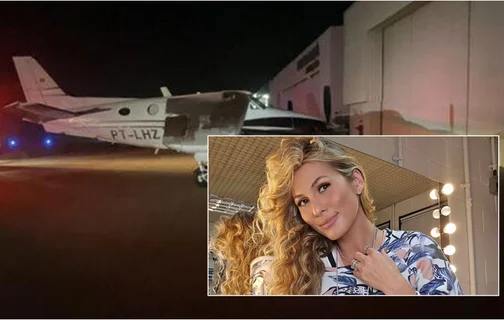 Avião com apresentadora Lívia Andrade faz pouso de emergência em SP