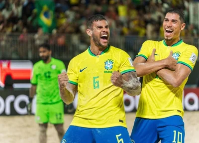 Brasil avança à semifinal da Copa do Mundo de futebol de areia