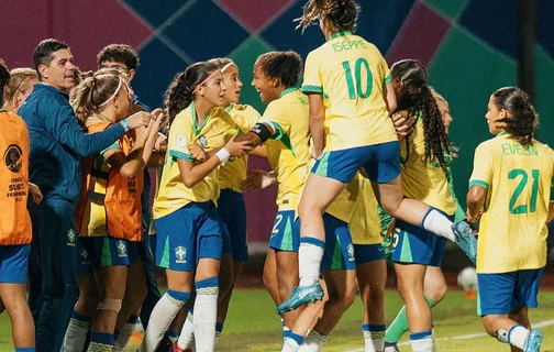 Brasil vence o Uruguai e se classifica à próxima fase do Sul-Americano Feminino Sub-17