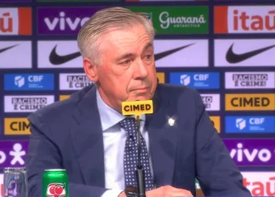 Carlo Ancelotti fez sua primeira convocação à frente da Seleção Brasileira