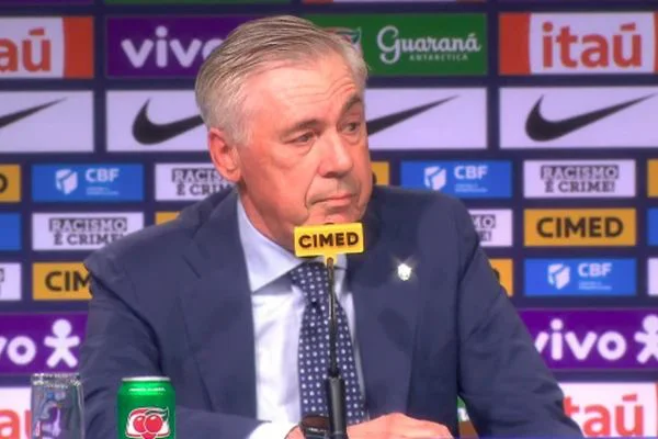 Carlo Ancelotti fez sua primeira convocação à frente da Seleção Brasileira