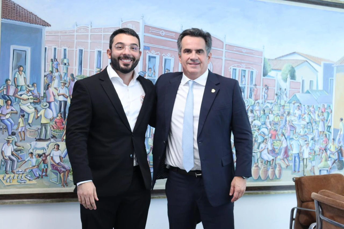 Ciro Nogueira com o prefeito de Parnaíba