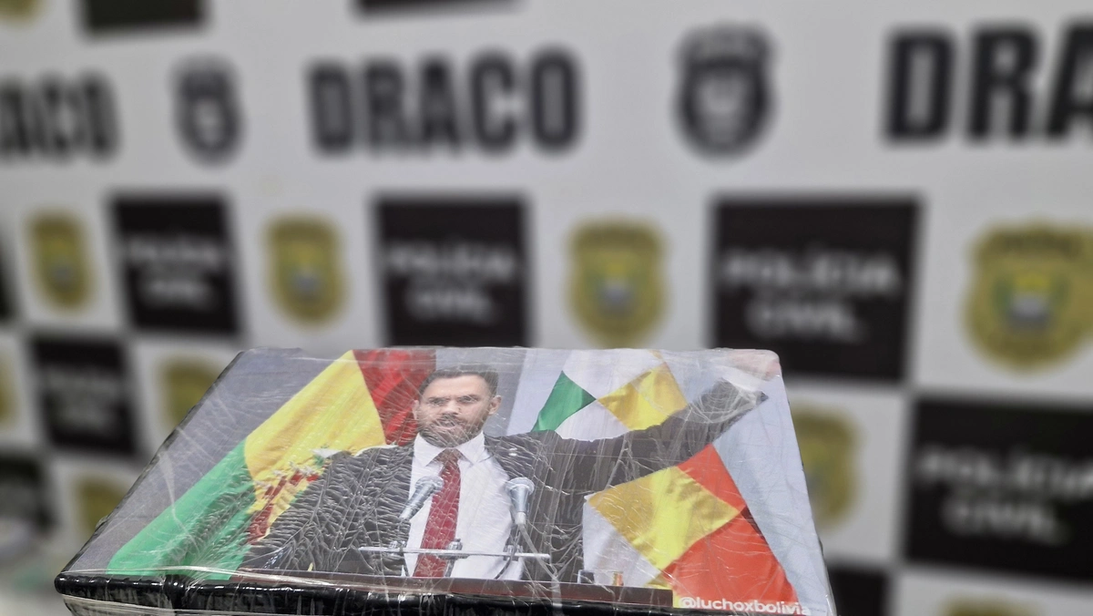 Cocaína apreendida pelo DRACO com o estudande te enfermagem