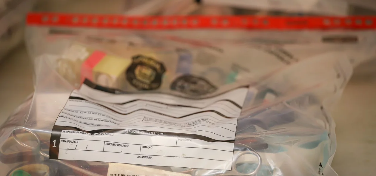 Coletas durante diligências da Polícia Civil