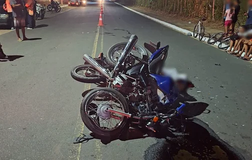 Colisão entre motocicletas deixou duas pessoas mortas em Parnaíba
