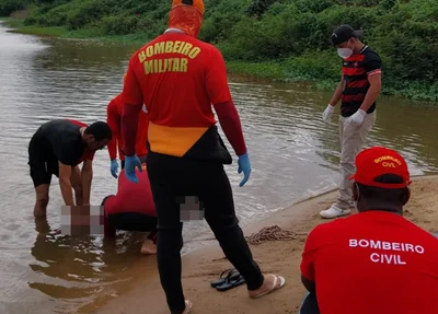 Corpo de Bombeiros realizaram o resgate do adolescente no Rio Poti