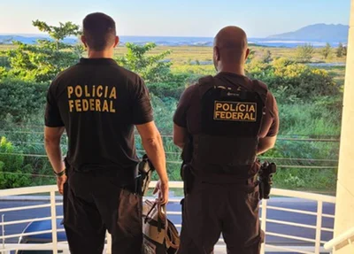 Cumprimento da mandados pela PF na região dos Lagos, no Rio de Janeiro