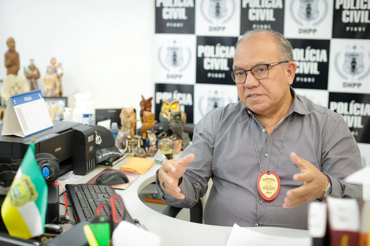 Delegado Francisco Costa, o Barêtta, diretor do DHPP