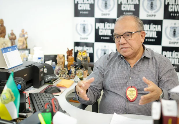 Delegado Francisco Costa, o Barêtta, diretor do DHPP