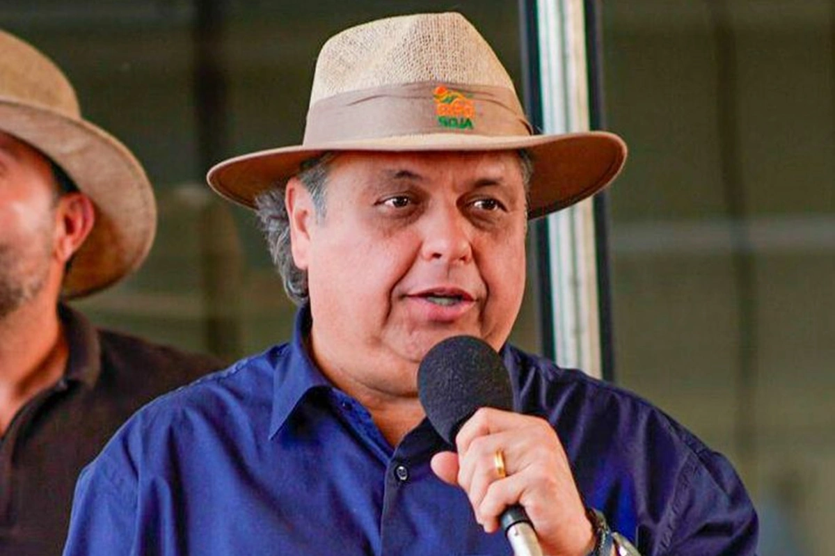 Deputado Júlio Arcoverde durante a 16ª edição da EXPOSOJA