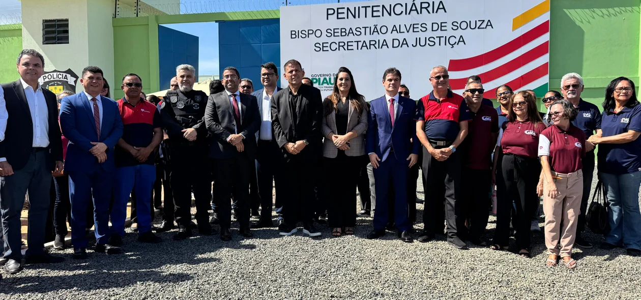 Deputado Rubens Vieira participa da inauguração da penitenciária de Buriti dos Lopes
