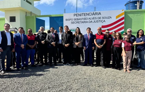 Deputado Rubens Vieira participa da inauguração da penitenciária de Buriti dos Lopes