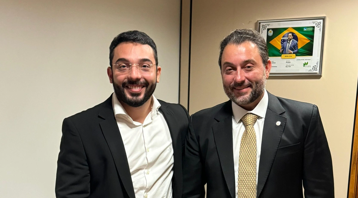 Deputados federais Átila Lira e prefeito Francisco Emanuel