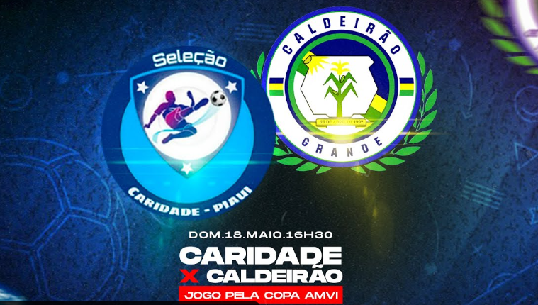 Disputa entre as seleções Caridade do Piauí e Caldeirão Grande