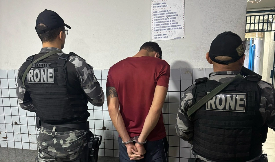 E.F.T. foi preso suspeito de ter participado de um assalto a um policial civil