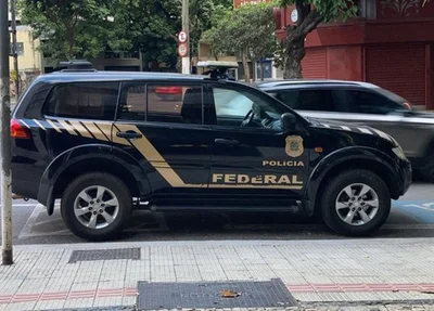 Equipe da Polícia Federal na Operação Egrégora