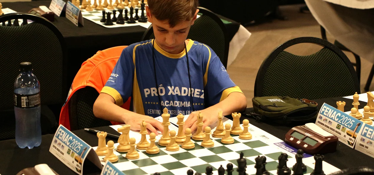 FENAC reúne os campeões brasileiros da categoria de base de xadrez