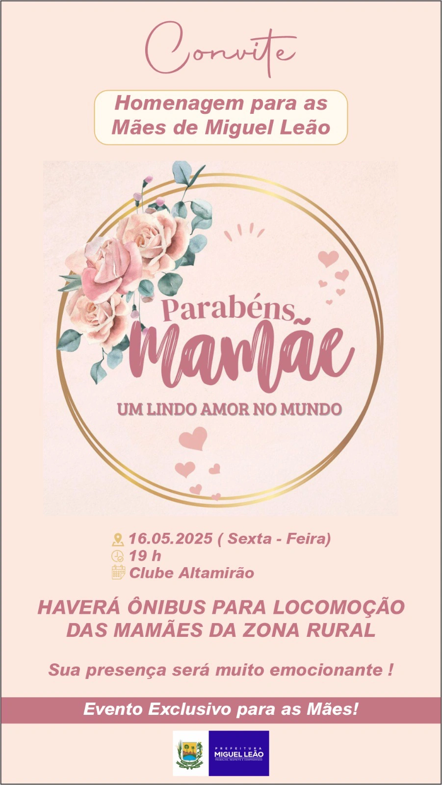 Festa em homenagem às mães