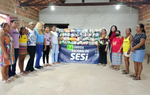 FIEPI realiza a entrega dos alimentos arrecadados na Corrida Nacional do SESI
